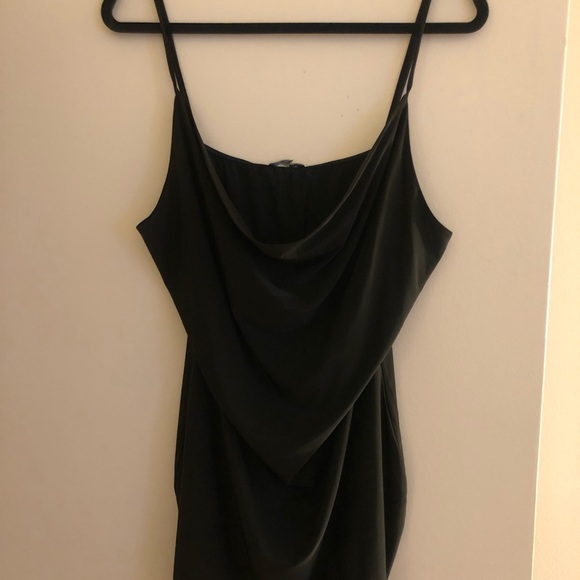 Let’s run away black mini dress - Picture 4 of 5